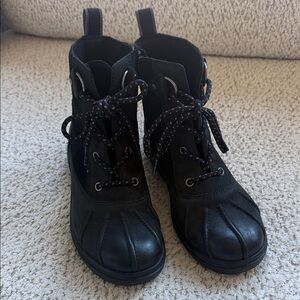 Ugg Waterproof Black Women's Size 7 Ankle Boots